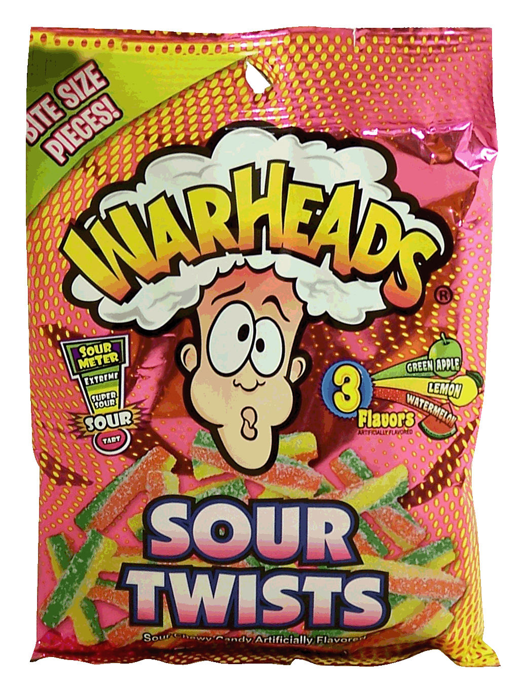 Warheads  sour twists, 3 flavor candy Full-Size Picture